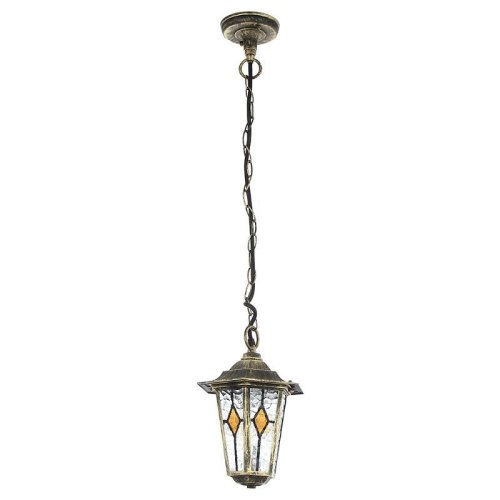 Светильник садово-парковый Geneva "водопад" DUWI 220В E27 60Вт IP44 подовесной/черное золото картинка 